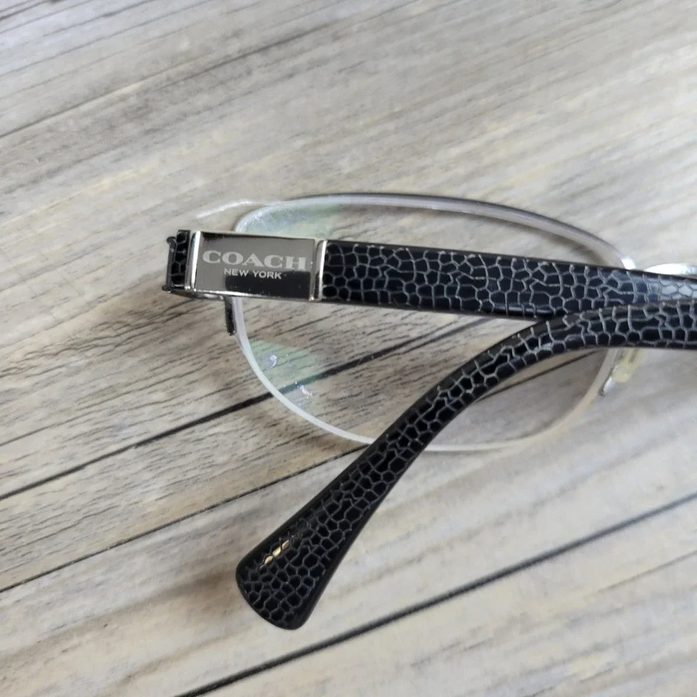 Coach Eyeglasses Frames HC 5059 Kacey 9017 Dark Silver Black Women 52-18-135